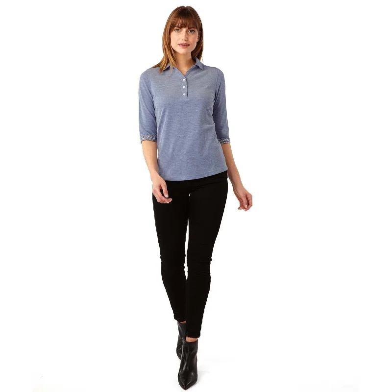 Charles River Women's Blue Chambray Naugatuck Shirt