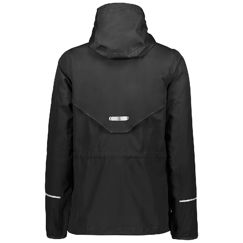 Holloway Women's Black Packable Full Zip Jacket