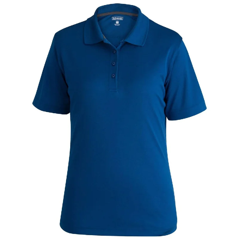 Edwards Women's Royal Airgrid Snag-Proof Mesh Polo