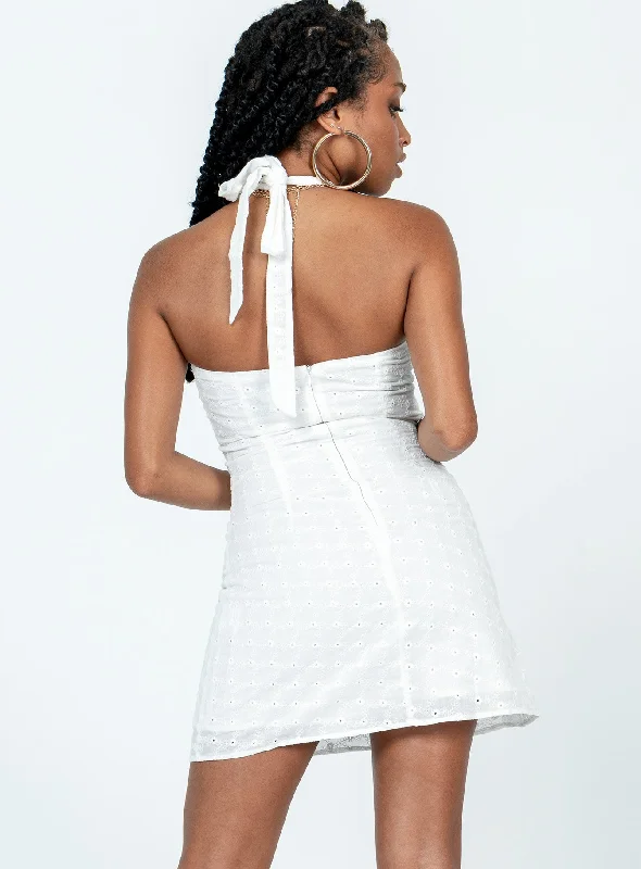 Aycer Mini Dress White