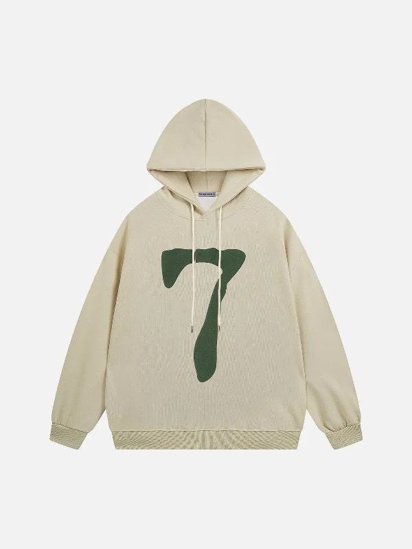 Aelfric Eden Number Print Hoodie