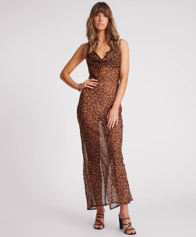 ANIMAL JAGGER LONG SLIP DRESS