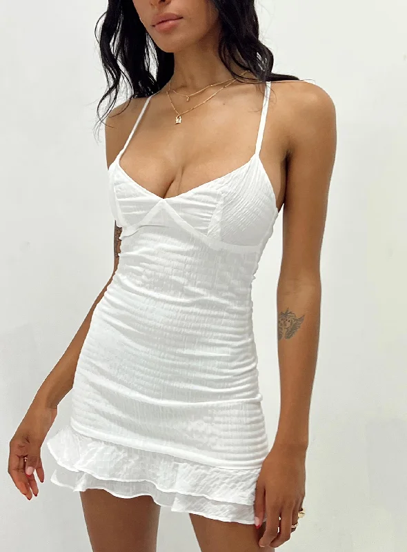 Arsia Mini Dress White