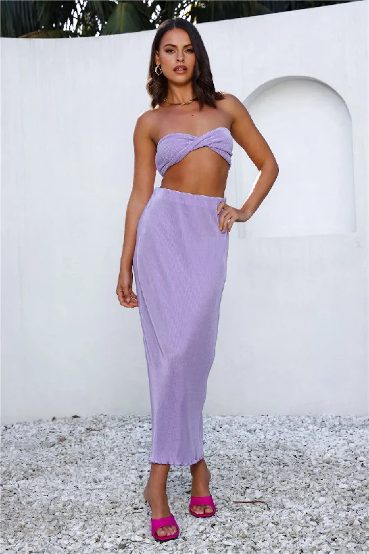 Balancing Act Maxi Skirt Purple