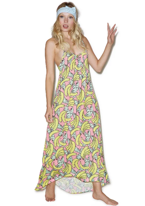 Banana Print Margarette Dress