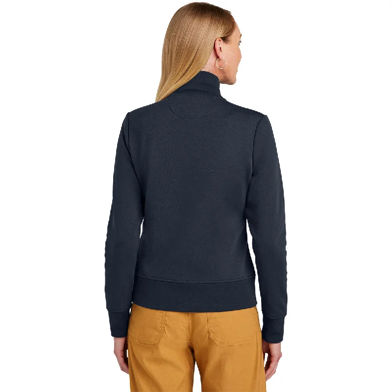 Brooks Brothers Women's Night Navy Double-Knit Full Zip