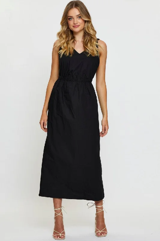 Black Maxi Dress Sleeveless