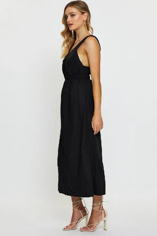 Black Maxi Dress Sleeveless