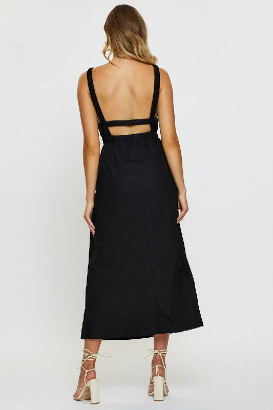 Black Maxi Dress Sleeveless