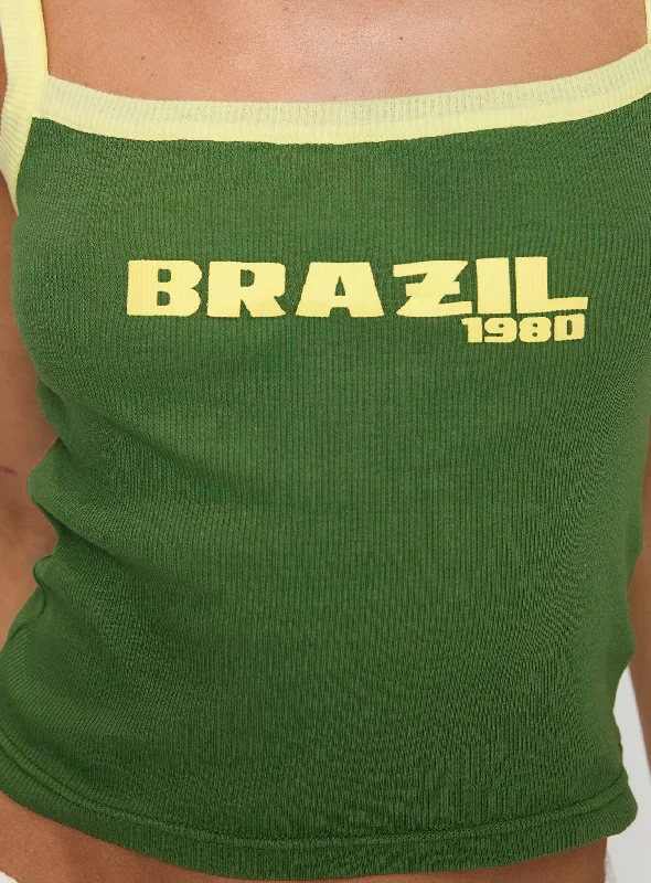 Braz 1980 Top Green