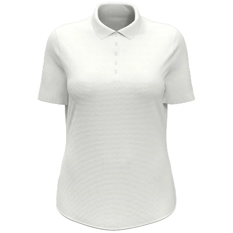 Callaway Women's Bright White Silver Birdseye Polo