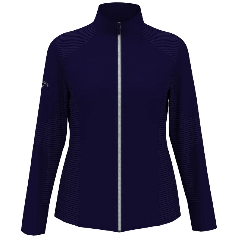 Callaway Women's Peacoat Navy Full-Zip Ottoman Jacket