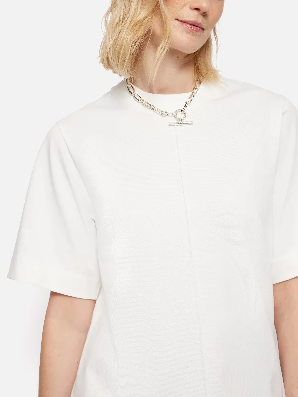 Cotton Riley T-Shirt Dress | White