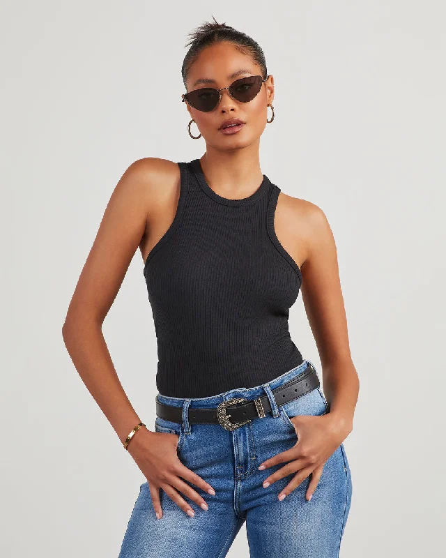 Evelyn Sleeveless Crop Top