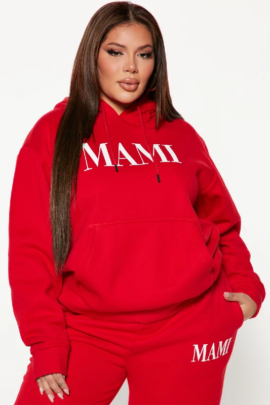 Family Goals Women's Mami Hoodie - Red