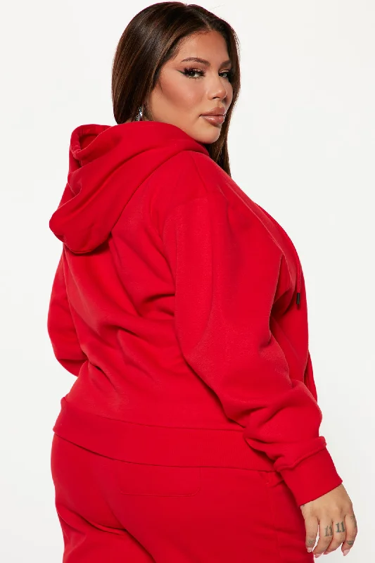 Family Goals Women's Queen Hoodie - Red