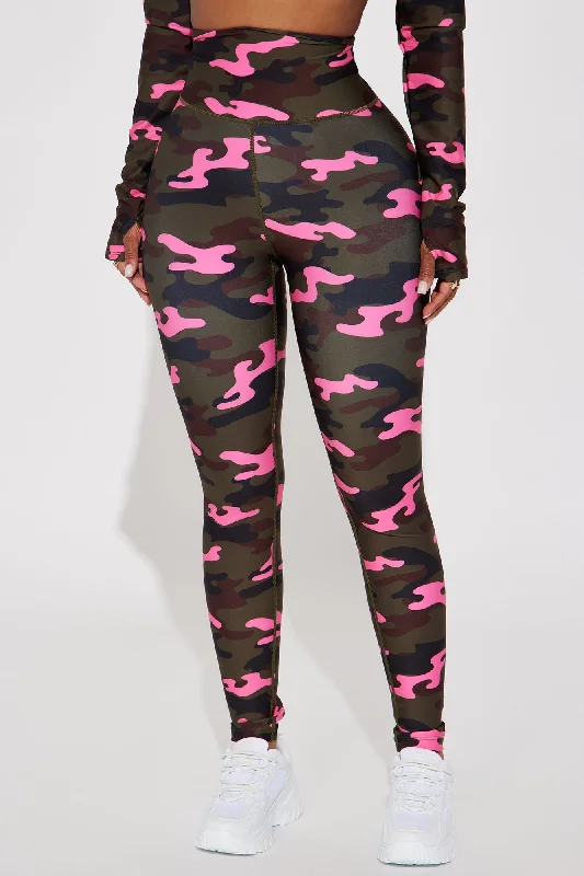 Ground Work Elevate Camo Legging - Olive/combo