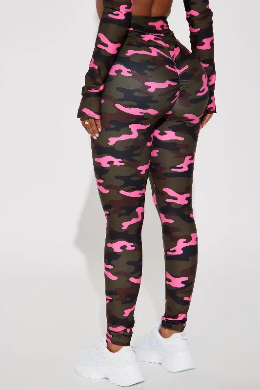 Ground Work Elevate Camo Legging - Olive/combo