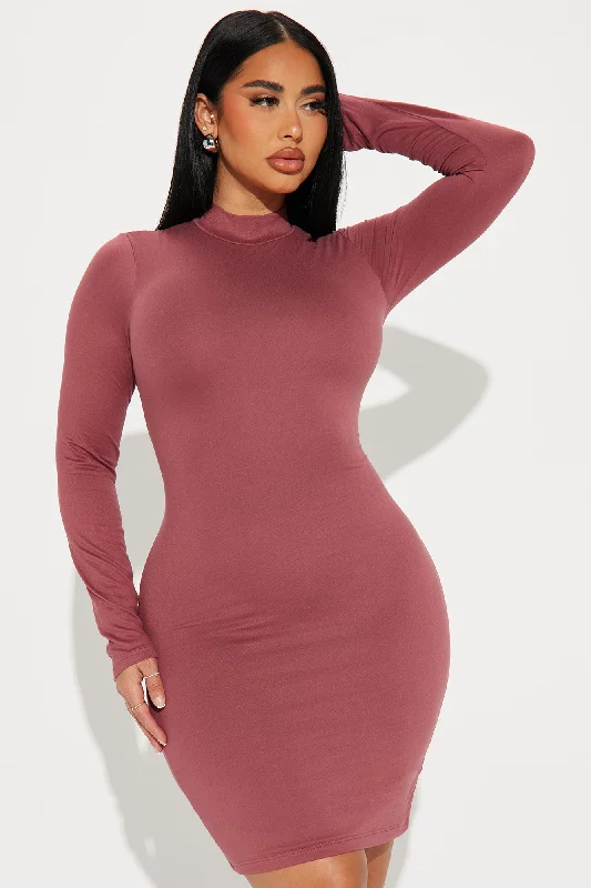 Krissy Mini Dress - Mauve