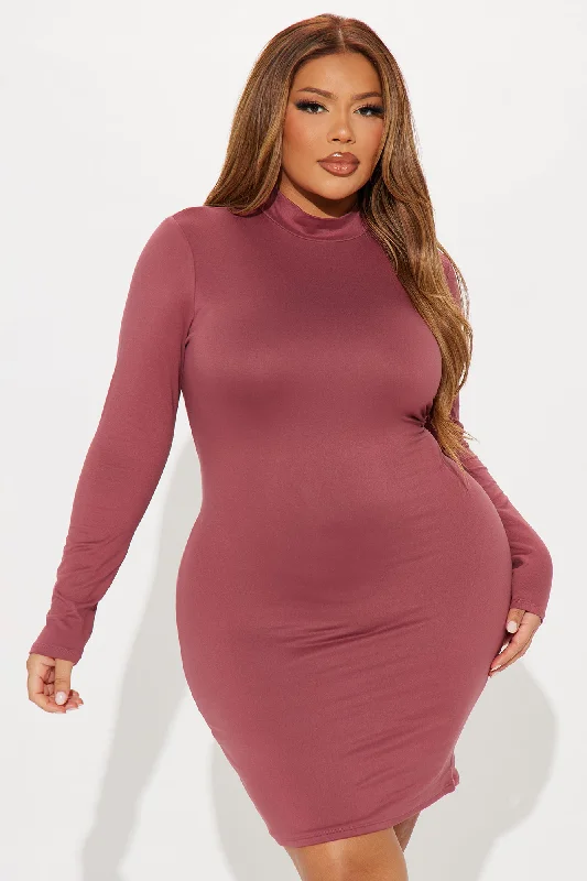 Krissy Mini Dress - Mauve