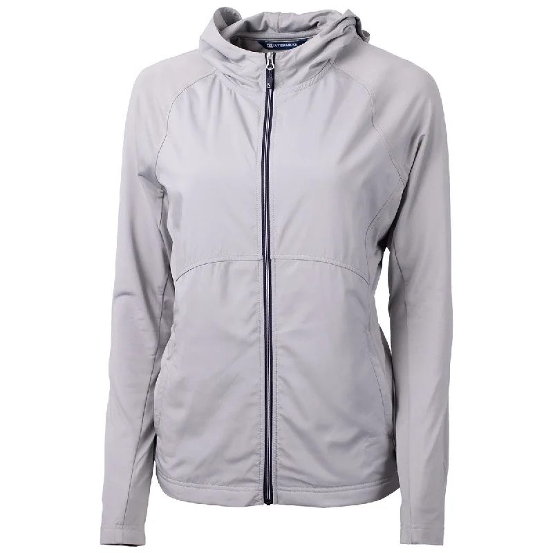 Cutter & Buck Women's Polished Adapt Eco Knit Hybrid Recycled Full Zip Jacket