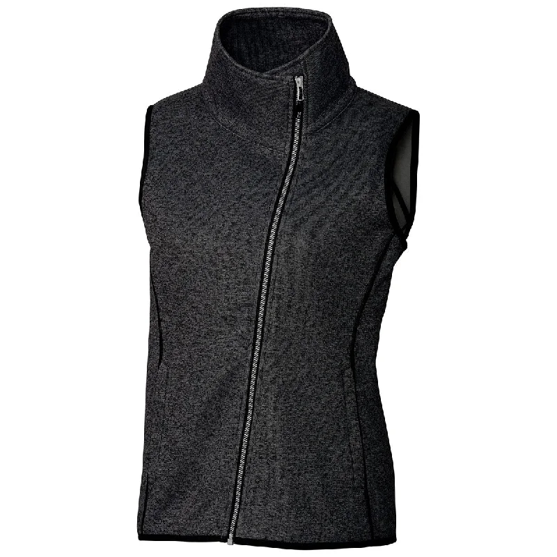 Cutter & Buck Women's Charcoal Heather Mainsail Vest