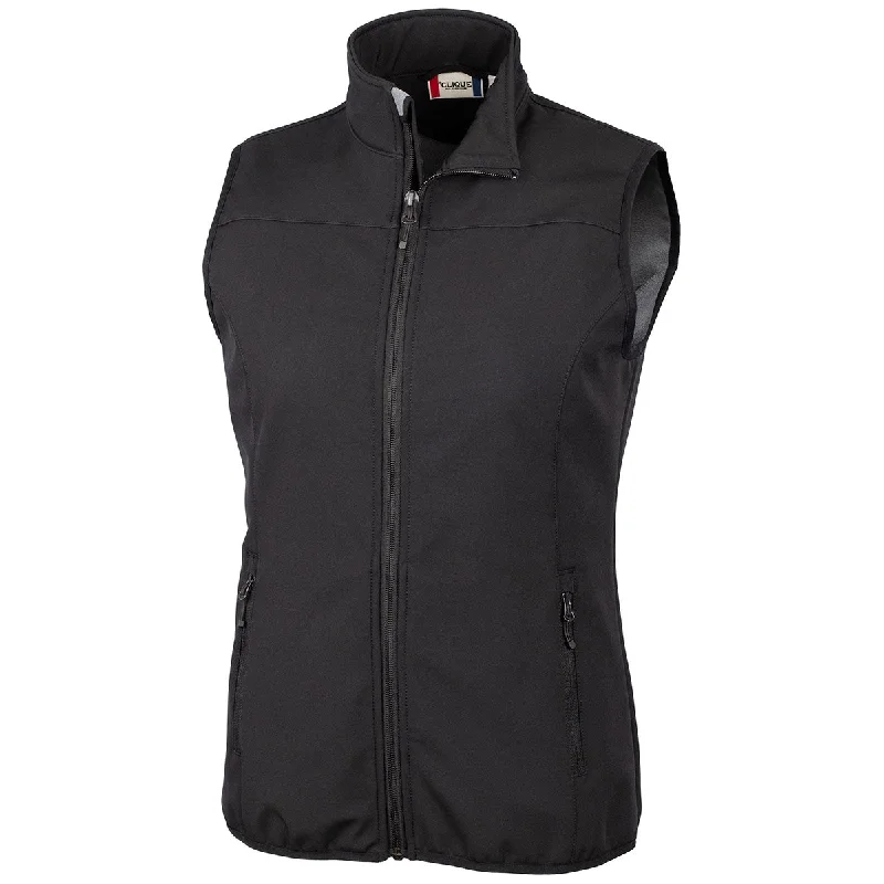 Clique Women's Black Trail Softshell Vest