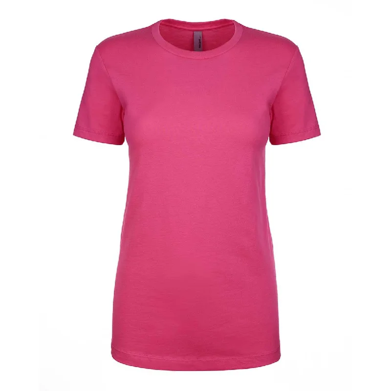 Next Level Women's Raspberry Ideal Short-Sleeve Crew Tee