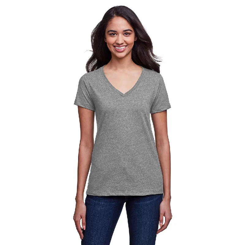 Next Level Women's Dark Heather Grey Eco Performance T-Shirt