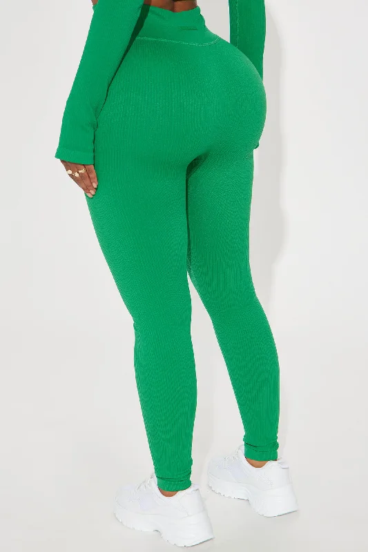 Namaste Seamless Active Leggings - Kelly Green