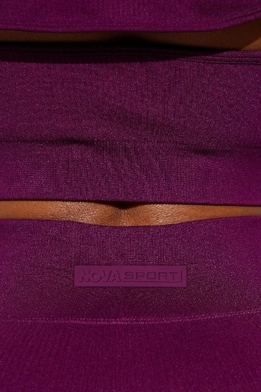 Namaste Seamless Active Leggings - Plum