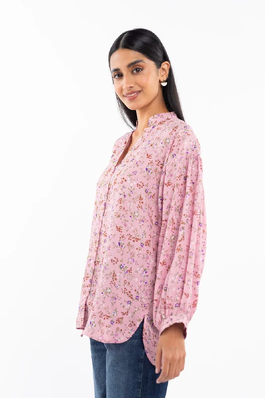 Printed Georgette Shirt