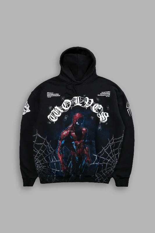 Spider-Man Energy ""B"" Unisex Hoodie in Black