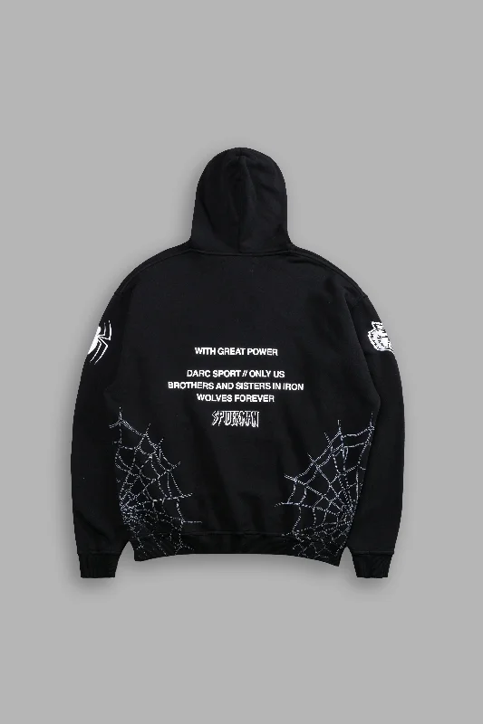 Spider-Man Energy ""B"" Unisex Hoodie in Black