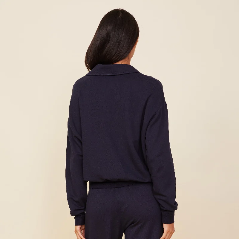 Supersoft Fleece Polo Sweatshirt