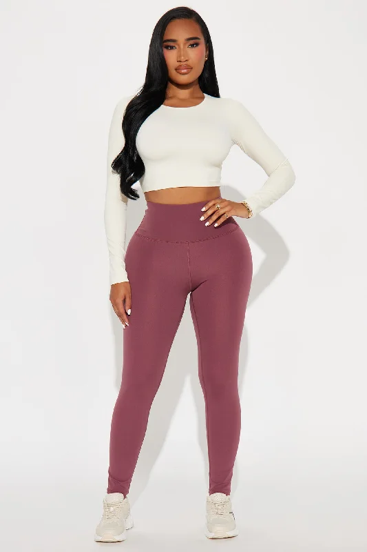 The Best Stretch Active Legging - Mauve