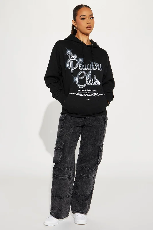 The Players Club Graphic Hoodie - Black