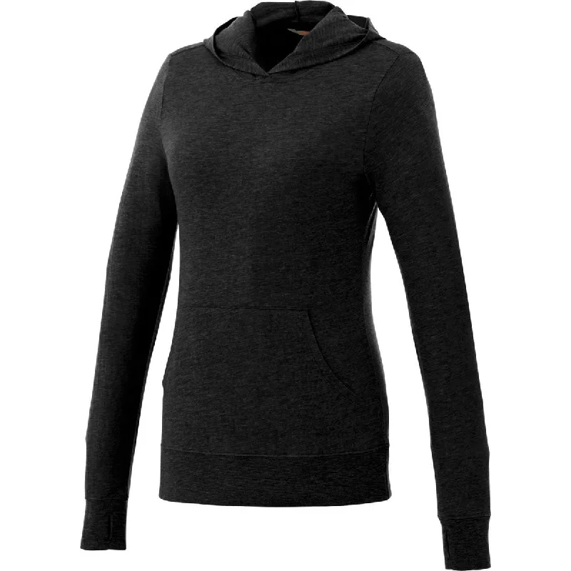 Elevate Women's Black Howson Knit Hoodie