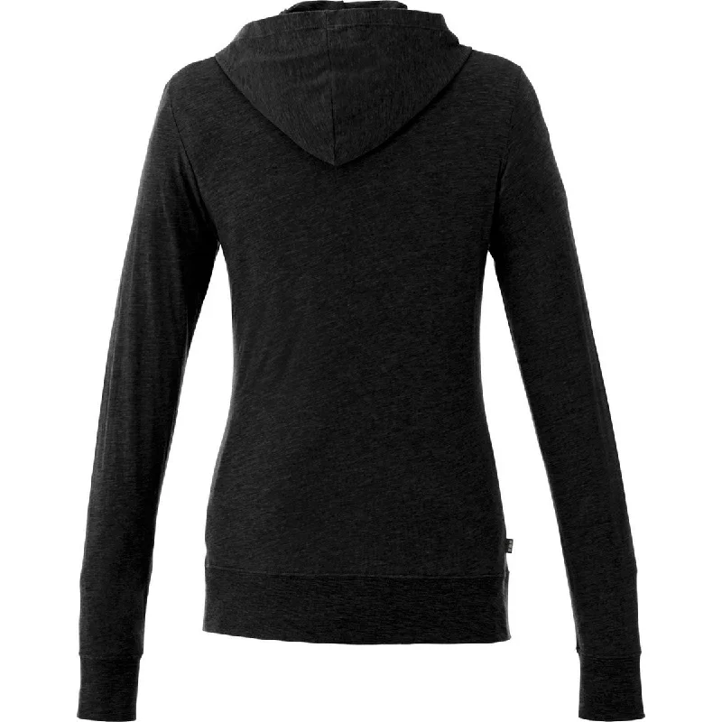 Elevate Women's Black Howson Knit Hoodie