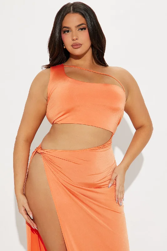 Walking Down The Street Maxi Dress - Orange