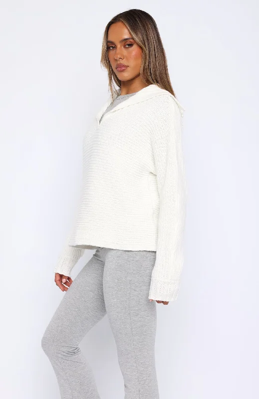 Winter Wonderland Knit Sweater Cream