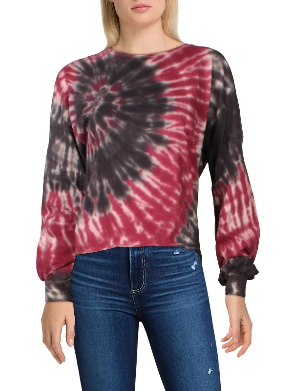 Womens Cotton Tie-Dye Sweatshirt