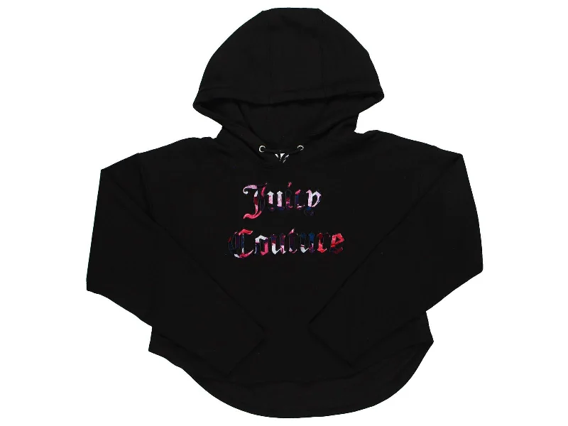 Womens Fleece Crop Hoodie