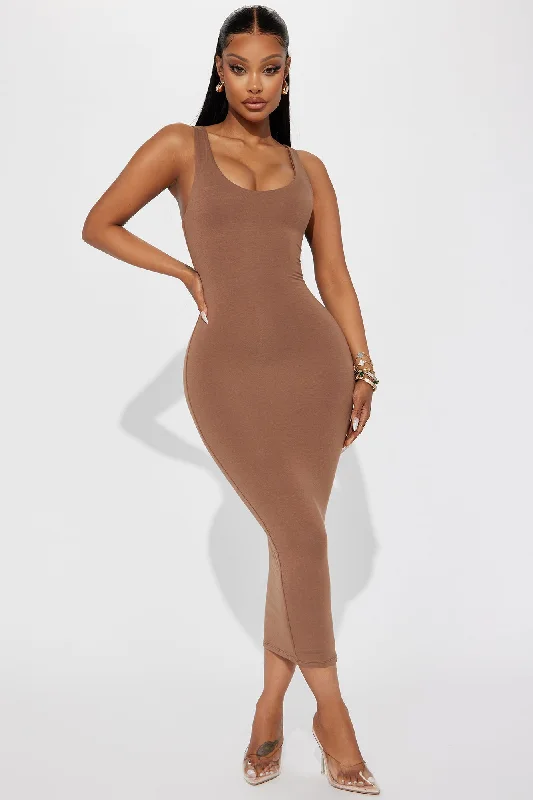 Your Needs Met Dress - Beige