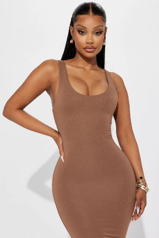 Your Needs Met Dress - Beige