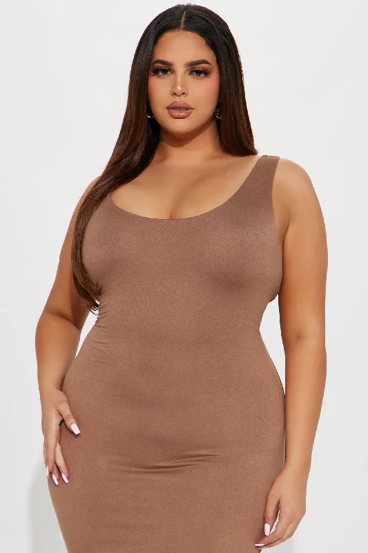 Your Needs Met Dress - Beige