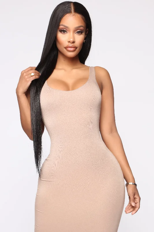 Your Needs Met Dress - Mocha