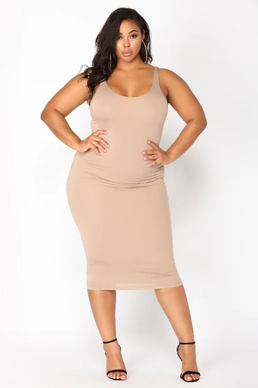 Your Needs Met Dress - Mocha