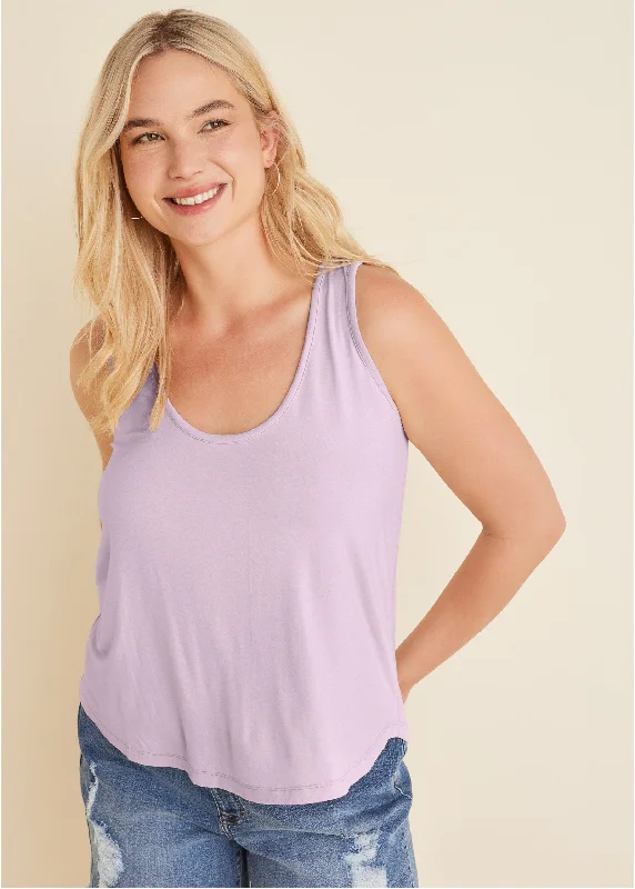 Scoop neck tank - Lilac