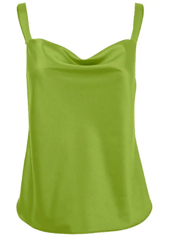 Cowl neck tank - Lime